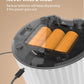 Timed Automatic Cat Feeders - 4L Programable Dry Food Dispenser for Cats and Small Medium Dogs 6 Meals with Desiccant Bag Dual Power Supply 10S Voice Recorder