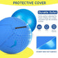 Herding Ball for Dogs and Horses - 18" Jolly Ball for Dogs, Agility Training Equipment, Herding Ball for Australian/German Shepherd, Improved Bite-Resistant - Blue Medium1216Fa