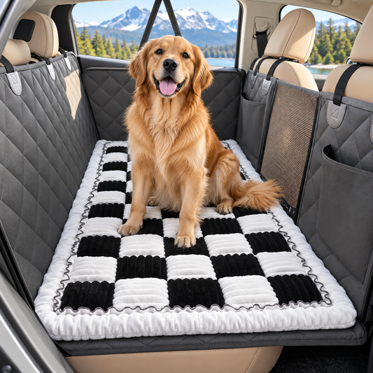 Dog Bed for Car Back Seat Cover