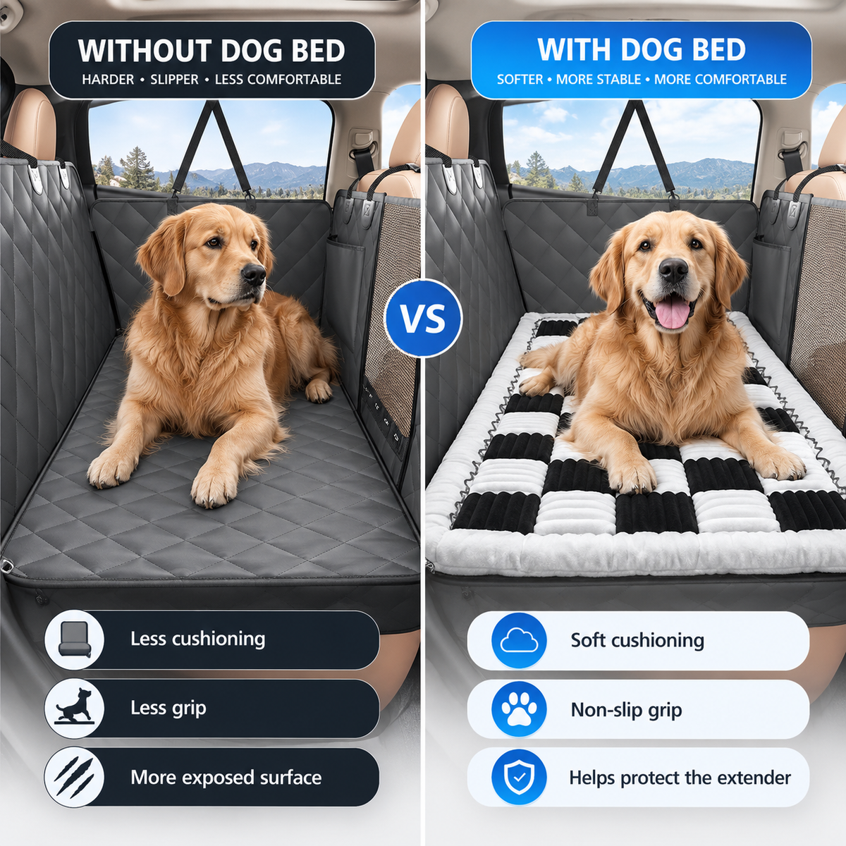 Backseat Car Bed