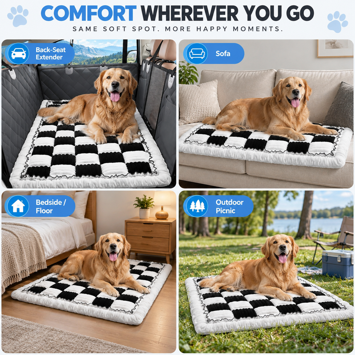 Backseat Car Bed