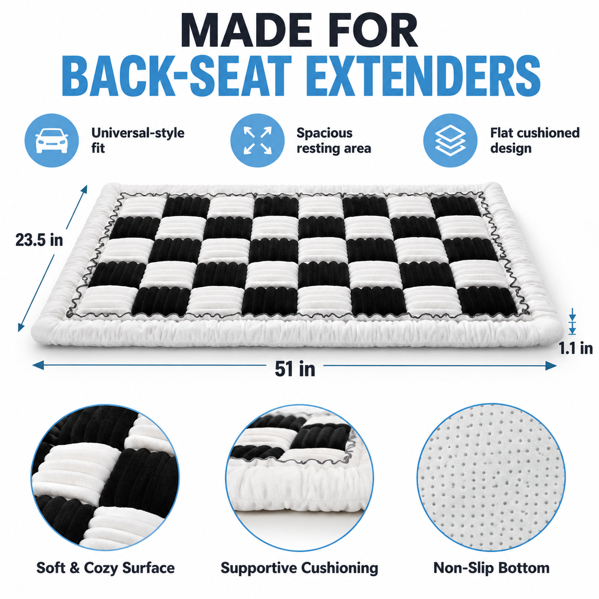 Backseat Car Bed