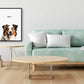Custom Pet Canvas Portrait – Admiral Style + Free Mug