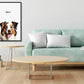 Custom Pet Canvas Portrait – Admiral Style + Free Mug