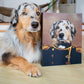 Custom Pet Canvas Portrait – Admiral Style + Free Mug