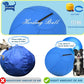 Herding Ball for Dogs and Horses - 18" Jolly Ball for Dogs, Agility Training Equipment, Herding Ball for Australian/German Shepherd, Improved Bite-Resistant - Blue Medium1216Fa