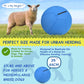 Herding Ball for Dogs and Horses - 18" Jolly Ball for Dogs, Agility Training Equipment, Herding Ball for Australian/German Shepherd, Improved Bite-Resistant - Blue Medium1216Fa