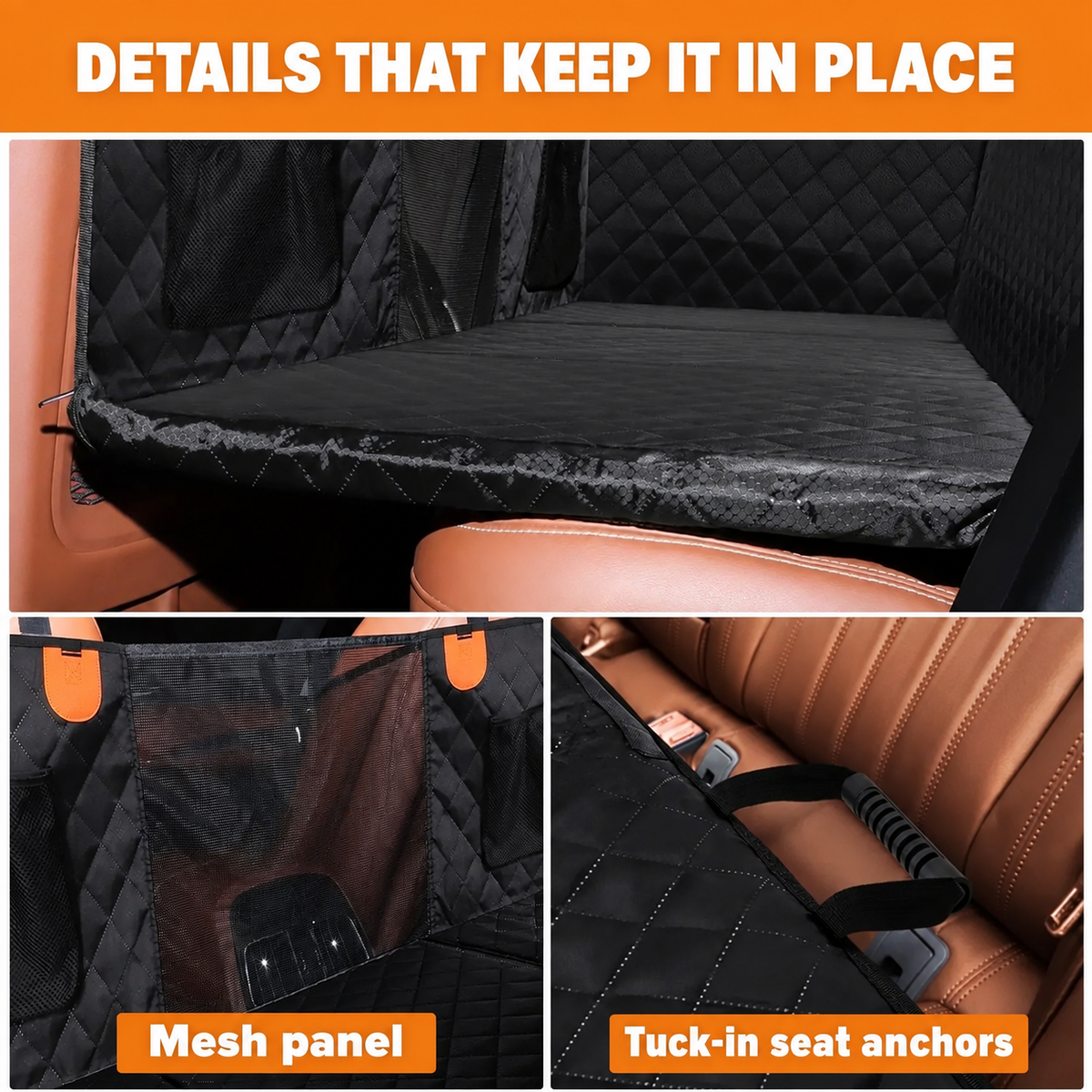 Hard Bottom Dog Car Seat Cover