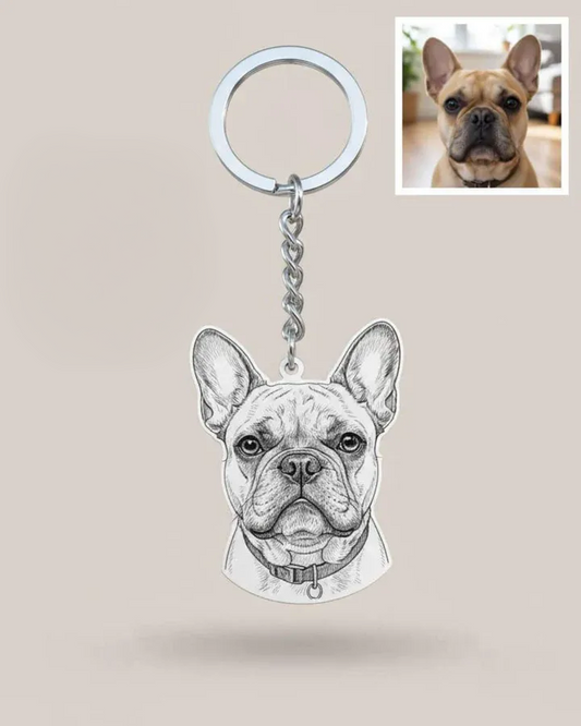 Custom Photo Engraved Key Ring