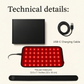 Red light therapy pad